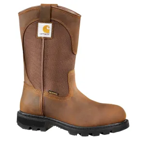 10-INCH WELLINGTON STEEL TOE WORK BOOT - BRN-Bison Brown Oil Tan | Carhartt CWP1250