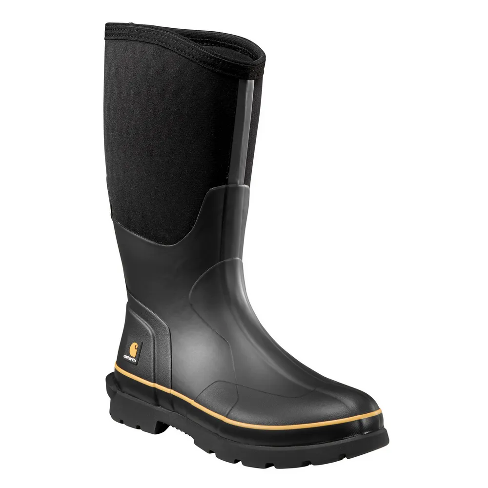 15-INCH WATERPROOF CARBON NANO TOE RUBBER BOOT - BLK-Black | Carhartt CMV1451