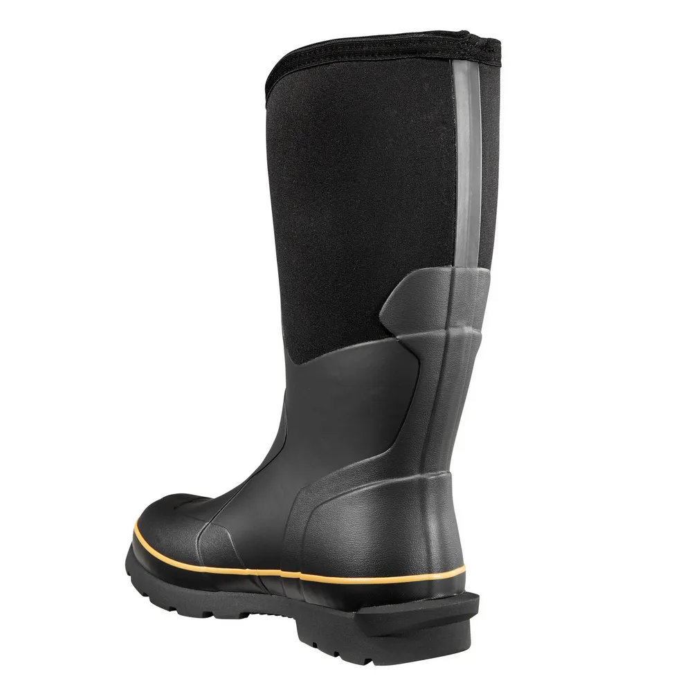 15-INCH WATERPROOF CARBON NANO TOE RUBBER BOOT - BLK-Black | Carhartt CMV1451