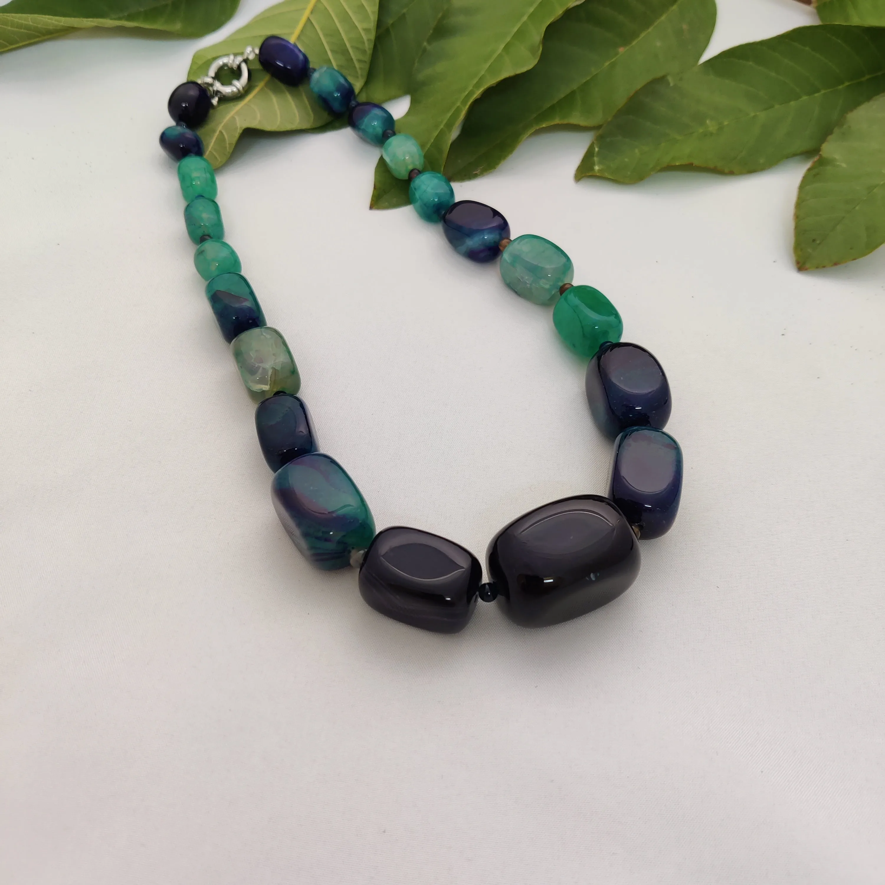 Blue Quartz Mala