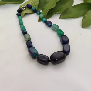 Blue Quartz Mala