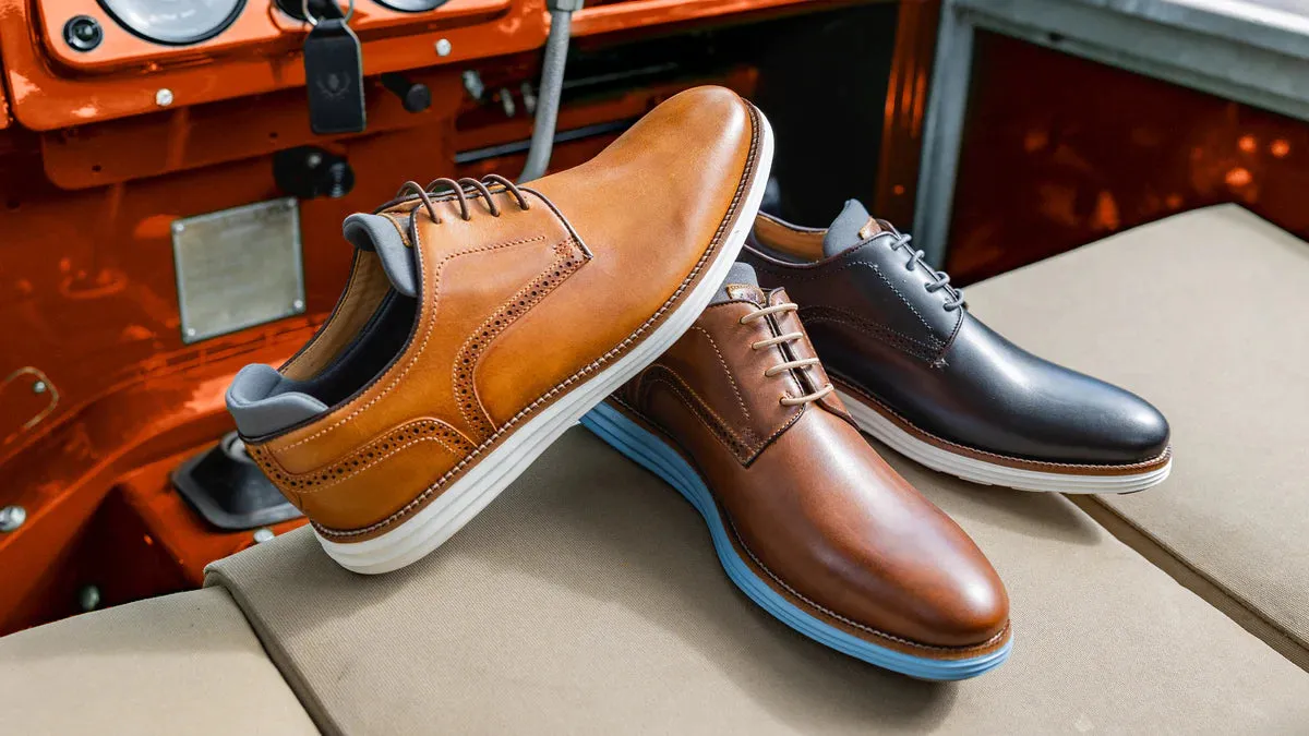 Countryaire Saddle Leather Plain Toe in Whiskey by Martin Dingman