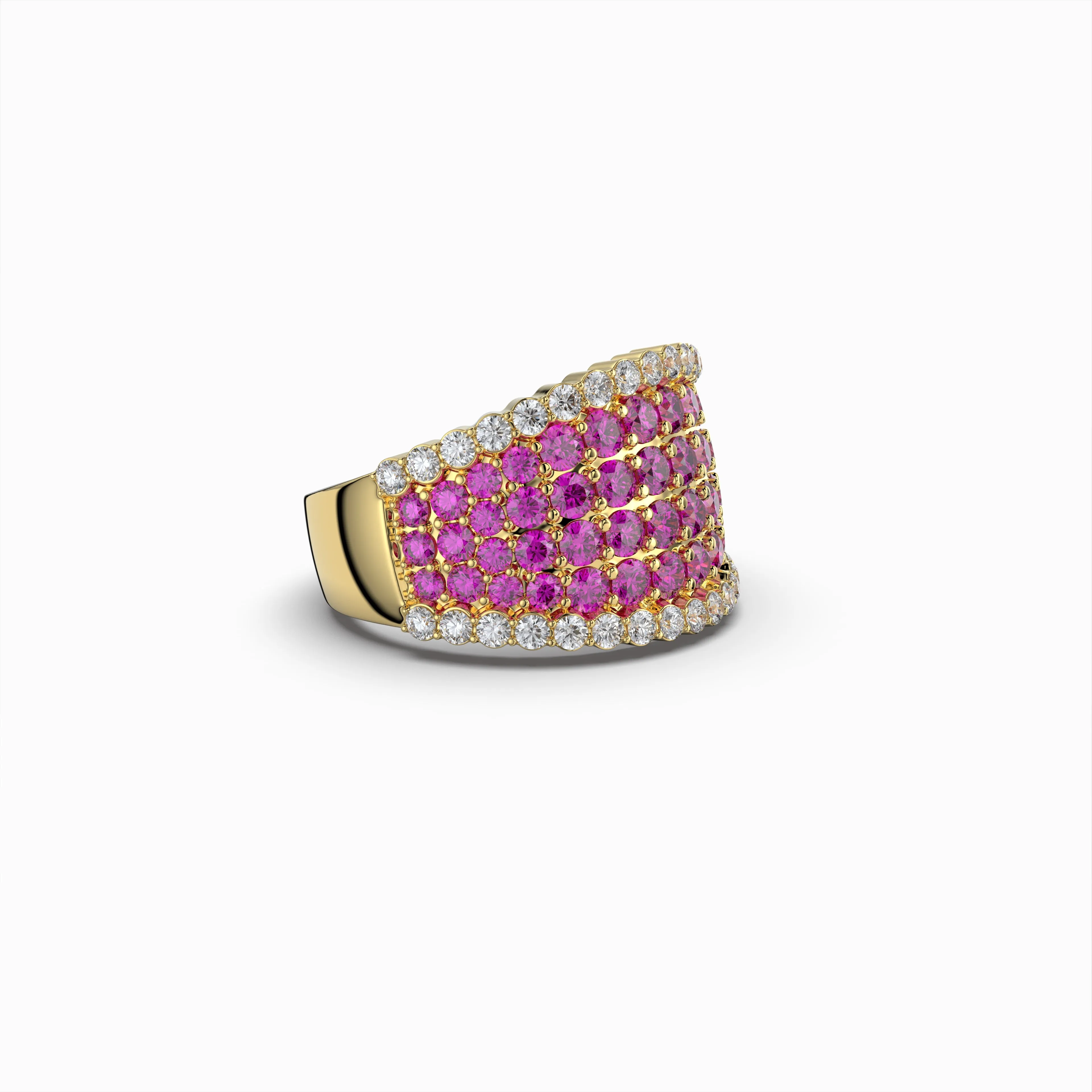 Garnet Rhodolite Stone Ring - Ruth