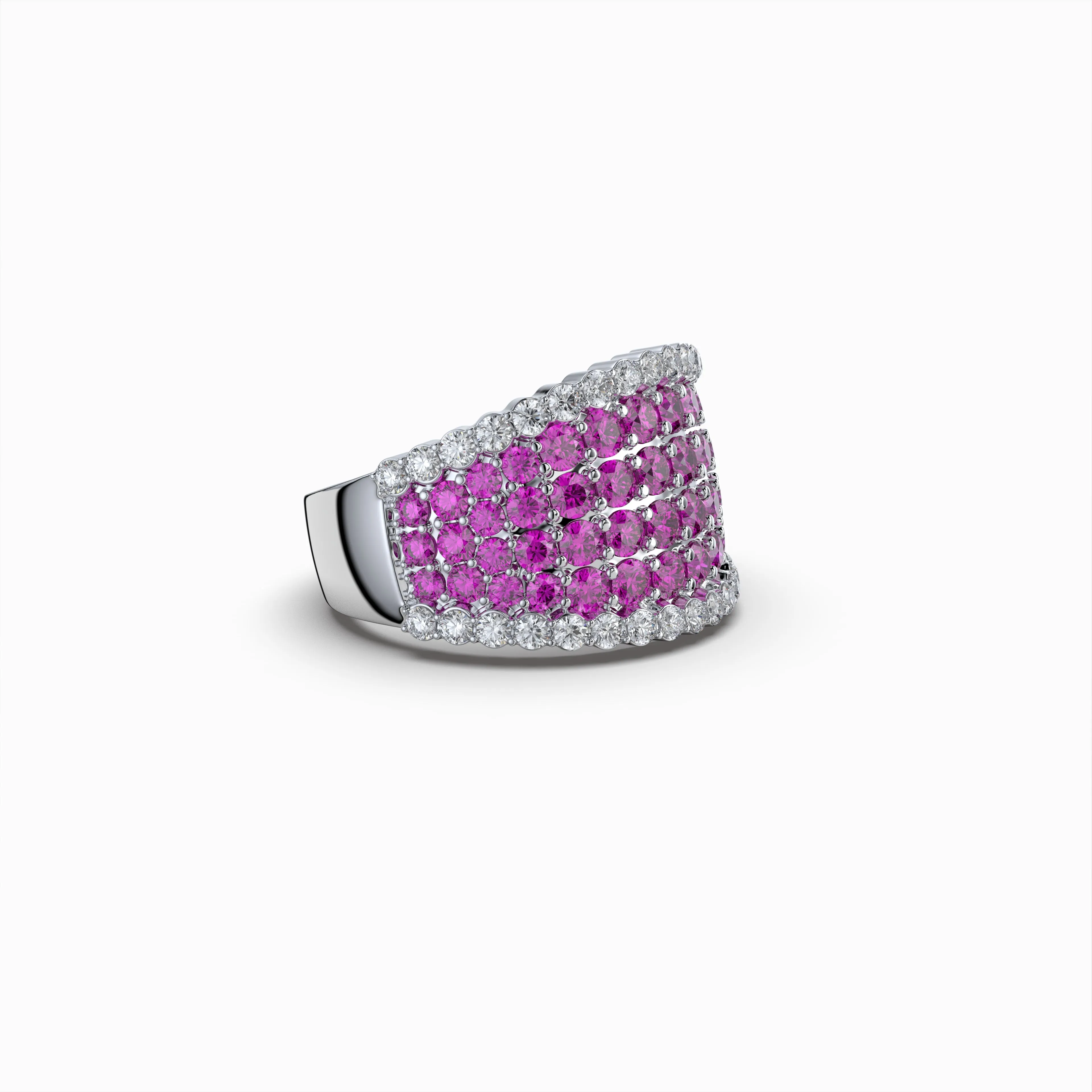 Garnet Rhodolite Stone Ring - Ruth