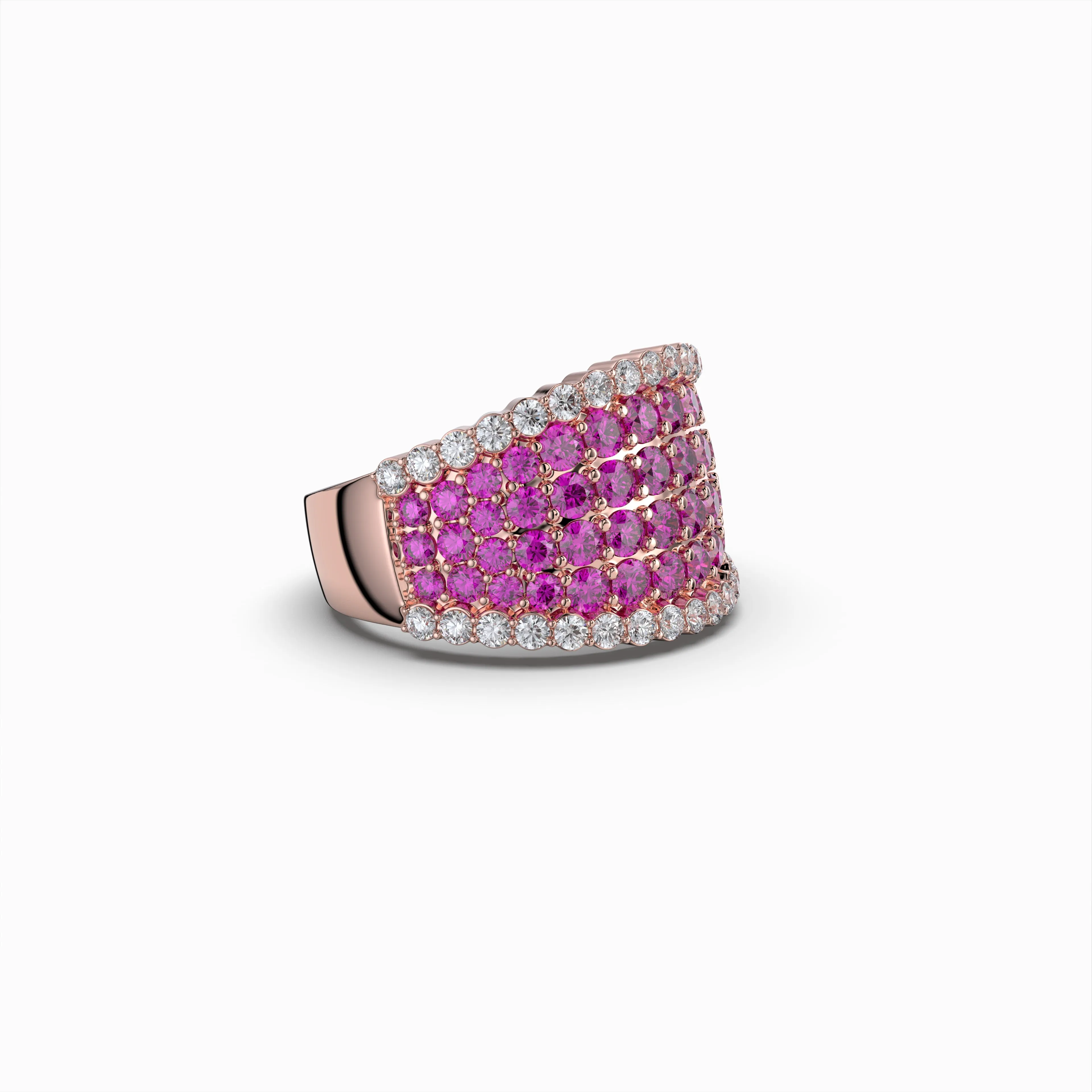 Garnet Rhodolite Stone Ring - Ruth