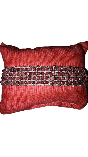 Hand loom gold plated bracelet - Alunite