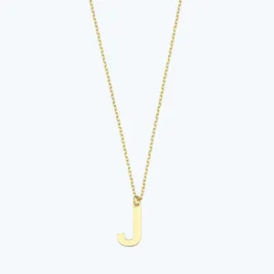 Lettre J Gold Necklace