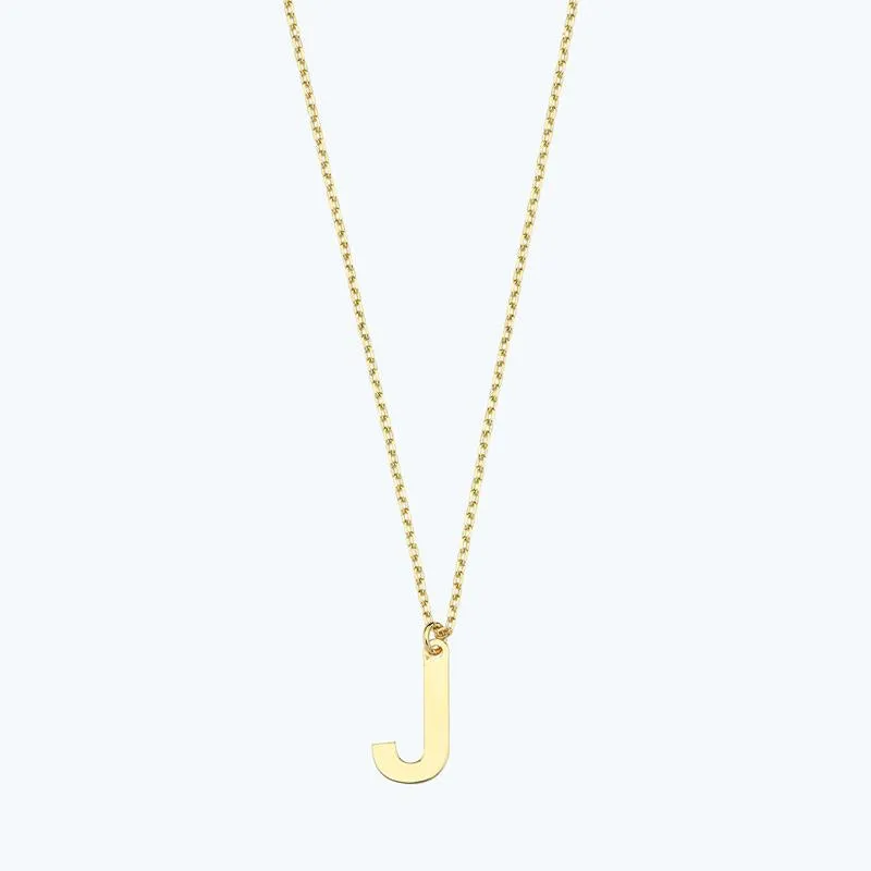 Lettre J Gold Necklace