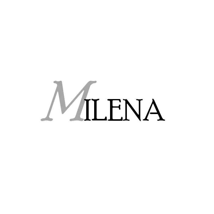 MILENA Necklace Gold and Amber Muticolour Leaf