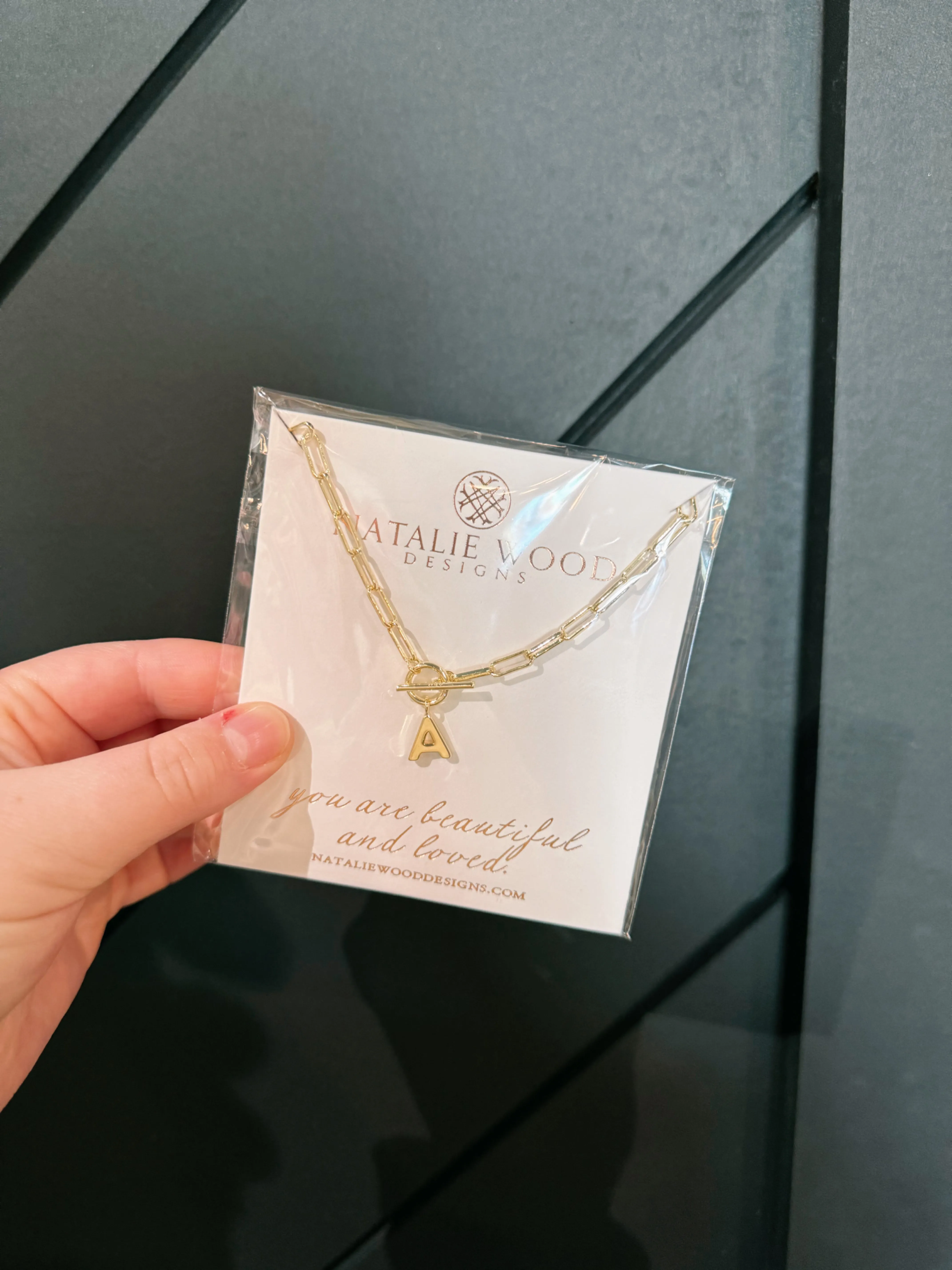 Natalie Wood Initial Necklaces - Assorted