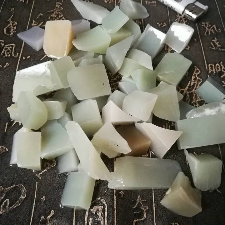 Natural Kunlun Jade Rough Nephrite Remains Around 500g