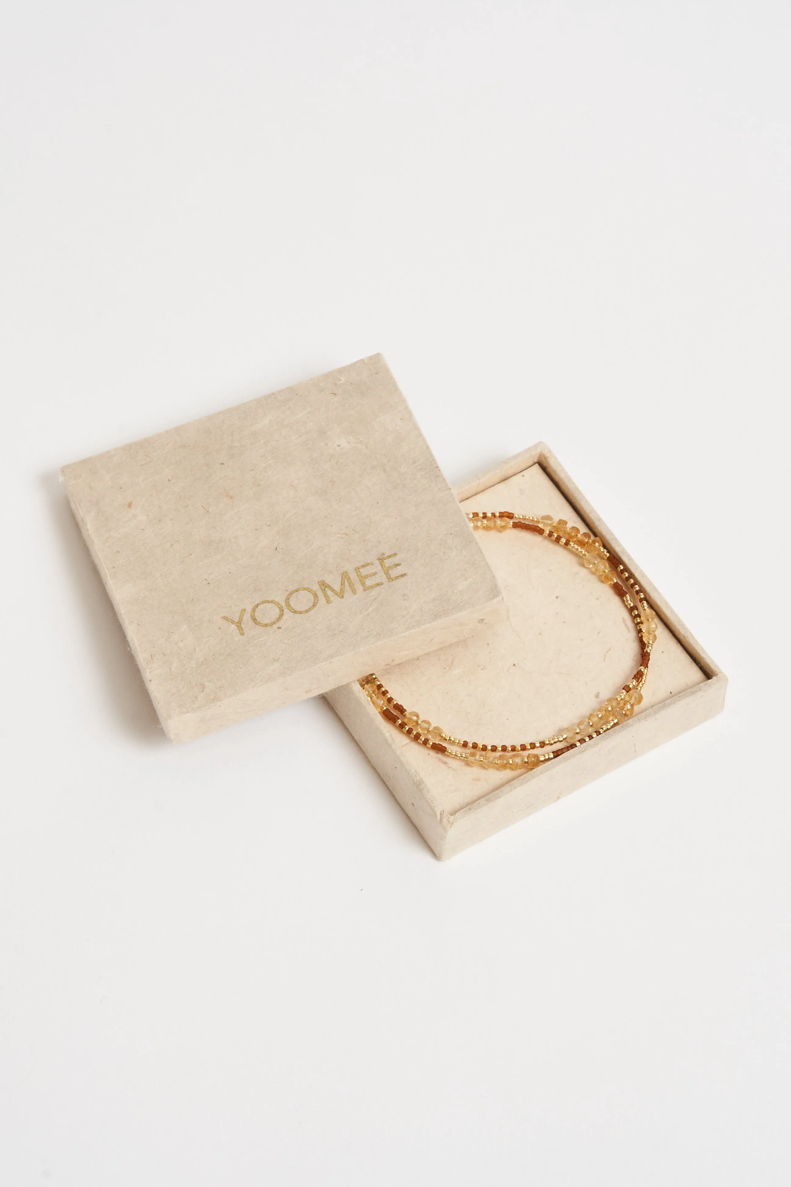 necklace - DINA citrin - amber