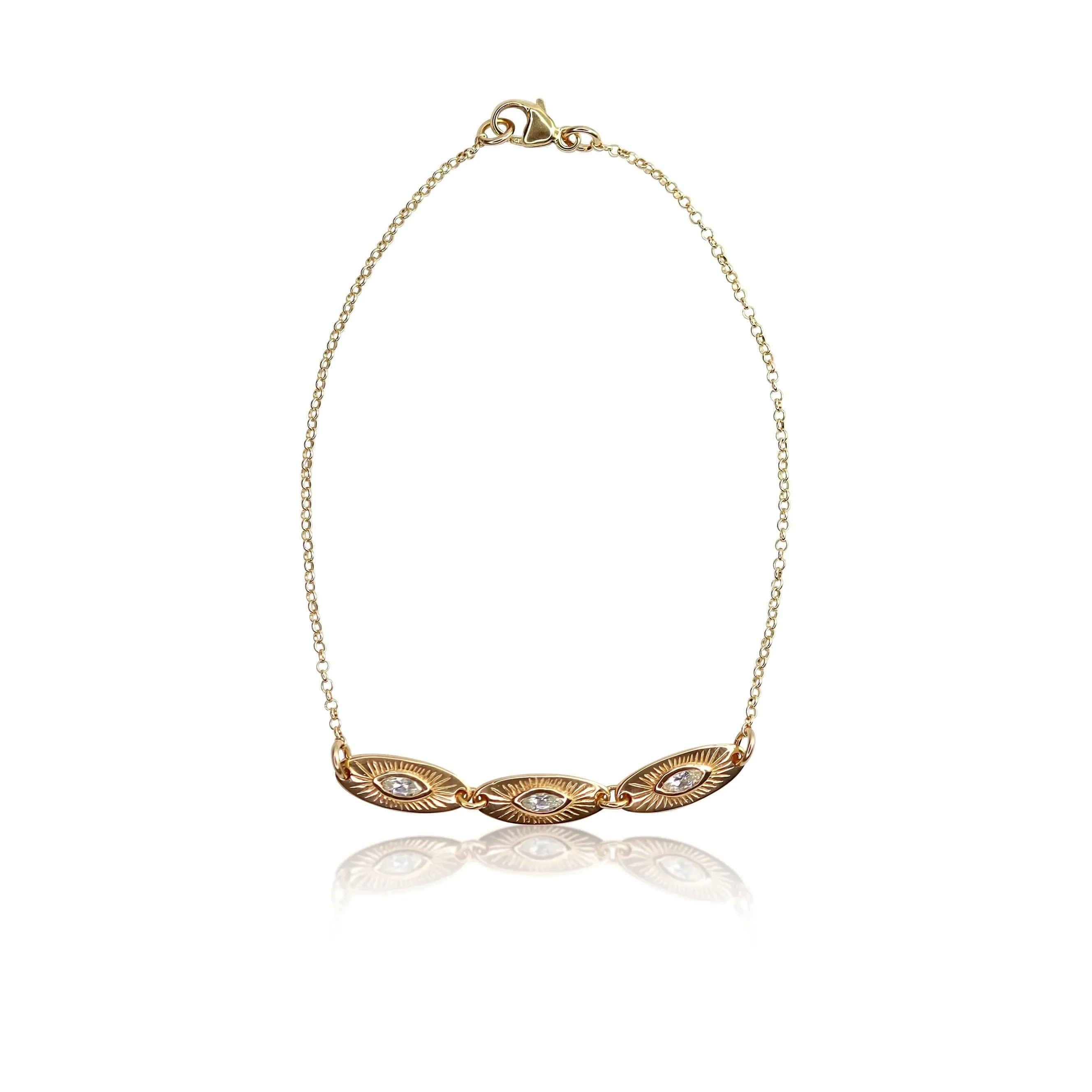The Mercedes Bracelet | Gold
