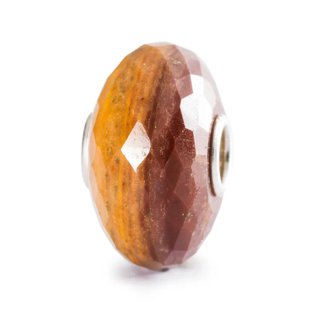 Trollbeads Brown/Yellow Chalcedony Bead