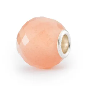 Trollbeads Round Feldspar Moonstone Facet Bead