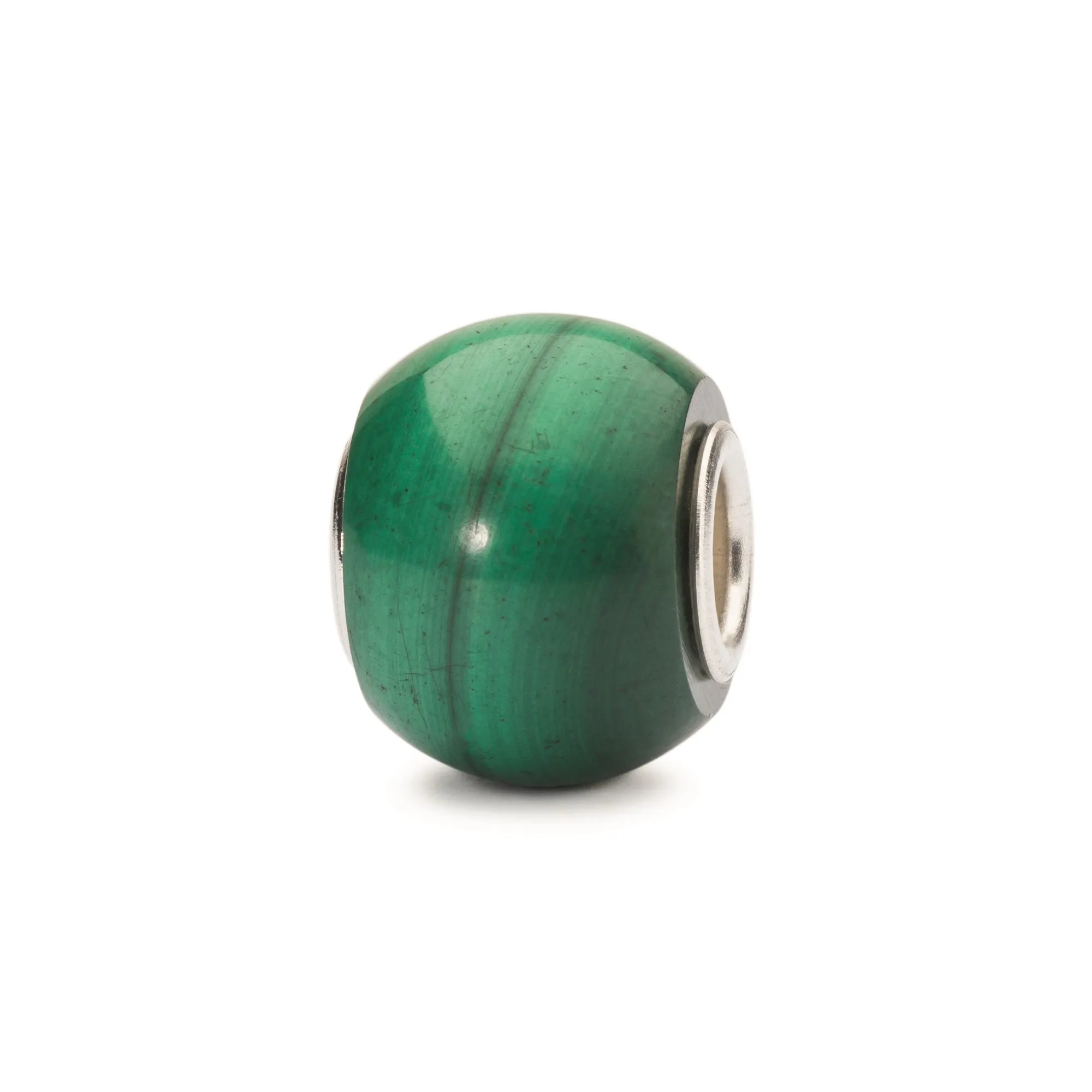 Trollbeads Round Malachite Bead