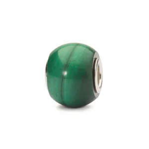 Trollbeads Round Malachite Bead