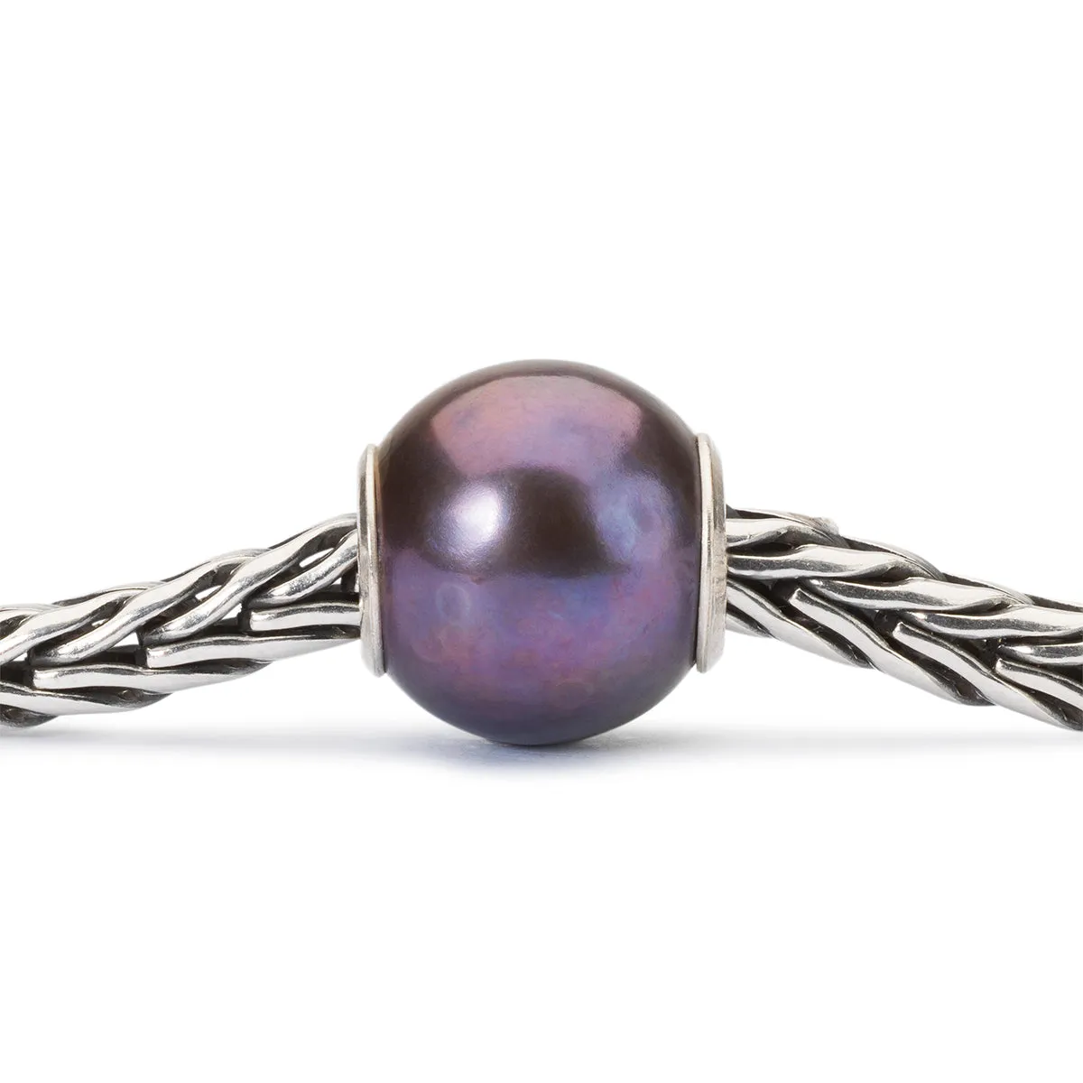 Trollbeads Silver Charm Peacock Pearl